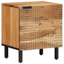 (1 pcs) vidaXL Bedside Cabinet 40x33x46 cm Solid Wood Acacia bedside table nightstand