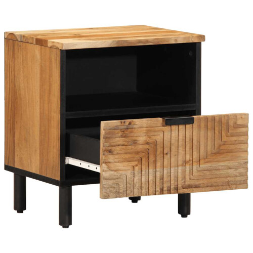 VidaXL (2 pcs) vidaXL Bedside Cabinets 2 pcs 40x33x46 cm Solid Wood Acacia bedside table 2