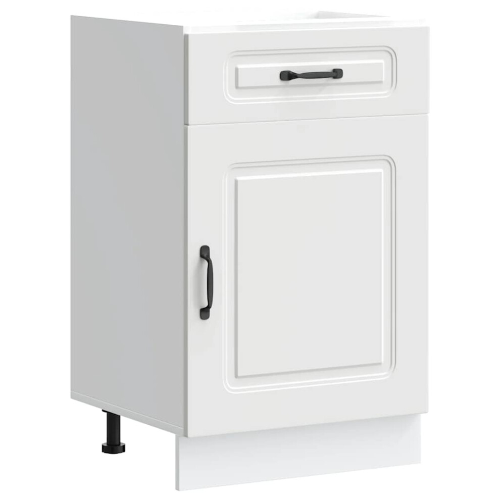 (Kitchen Base Cabinet 50 Cm) Vidaxl Oven Cabinetsâ Kitchen Cabinet Oven Unit 2 Pcs Lucca Engineered Wood 8721158418234