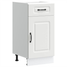 (kitchen base cabinet (1 door 1 drawer) 40 cm) vidaXL Oven Cabinets Kitchen Cabinet Oven Unit 2 pcs Lucca Engineered Wood