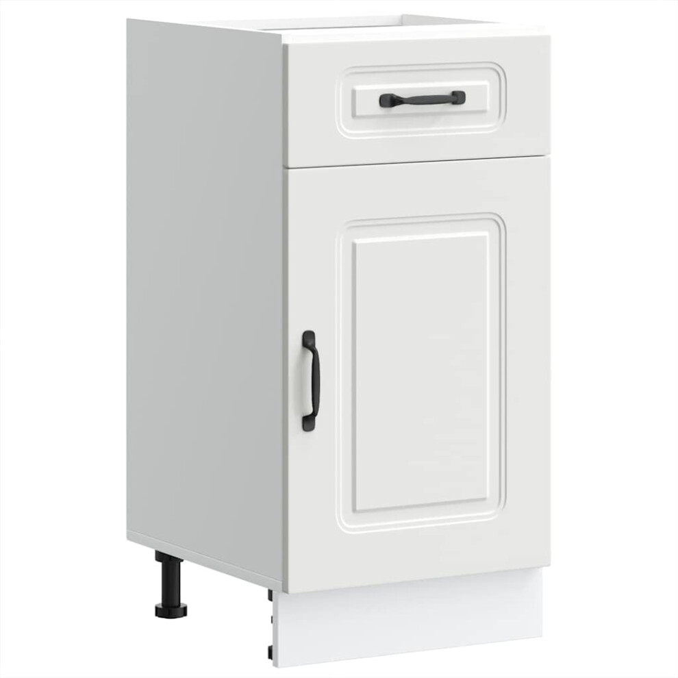 (Kitchen Base Cabinet (1 Door 1 Drawer) 40 Cm) Vidaxl Oven Cabinetsâ Kitchen Cabinet Oven Unit 2 Pcs Lucca Engineered Wood 8721158418135