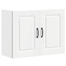 (wall cabinet 80 cm) vidaXL Oven Cabinets Kitchen Cabinet Oven Unit 2 pcs Lucca Engineered Wood
