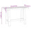 VidaXL (a shape) vidaXL Console Table Coffee Table Hall Accent End Table NOAIN Solid Wood Pine 4