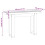VidaXL (u shape) vidaXL Console Table Coffee Table Hall Accent End Table NOAIN Solid Wood Pine 9