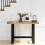 VidaXL (a shape) vidaXL Console Table Coffee Table Hall Accent End Table NOAIN Solid Wood Pine 2