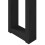 VidaXL (u shape) vidaXL Console Table Coffee Table Hall Accent End Table NOAIN Solid Wood Pine 7