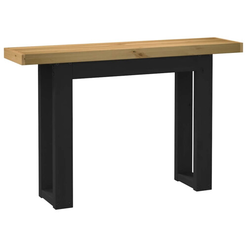 VidaXL (u shape) vidaXL Console Table Coffee Table Hall Accent End Table NOAIN Solid Wood Pine