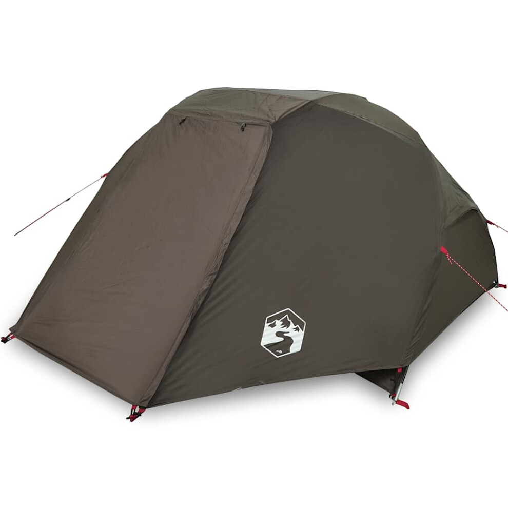 Vidaxl (Brown, 490 X 330 X 185 Cm) Fishing Tent 5-Person Olive Green Waterproof Tent Fishing Shelter