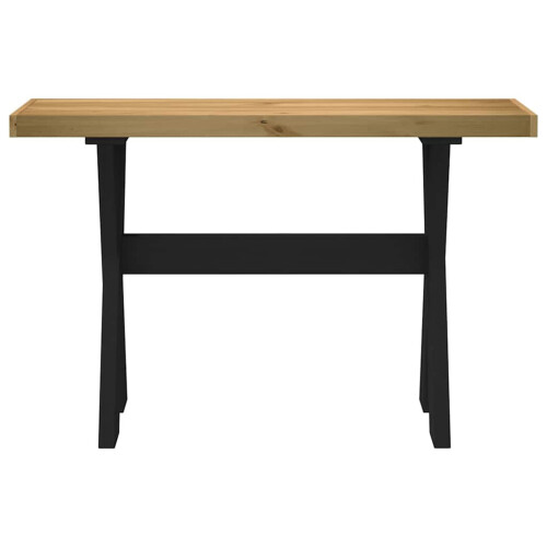 VidaXL (x shape) vidaXL Console Table Coffee Table Hall Accent End Table NOAIN Solid Wood Pine 2
