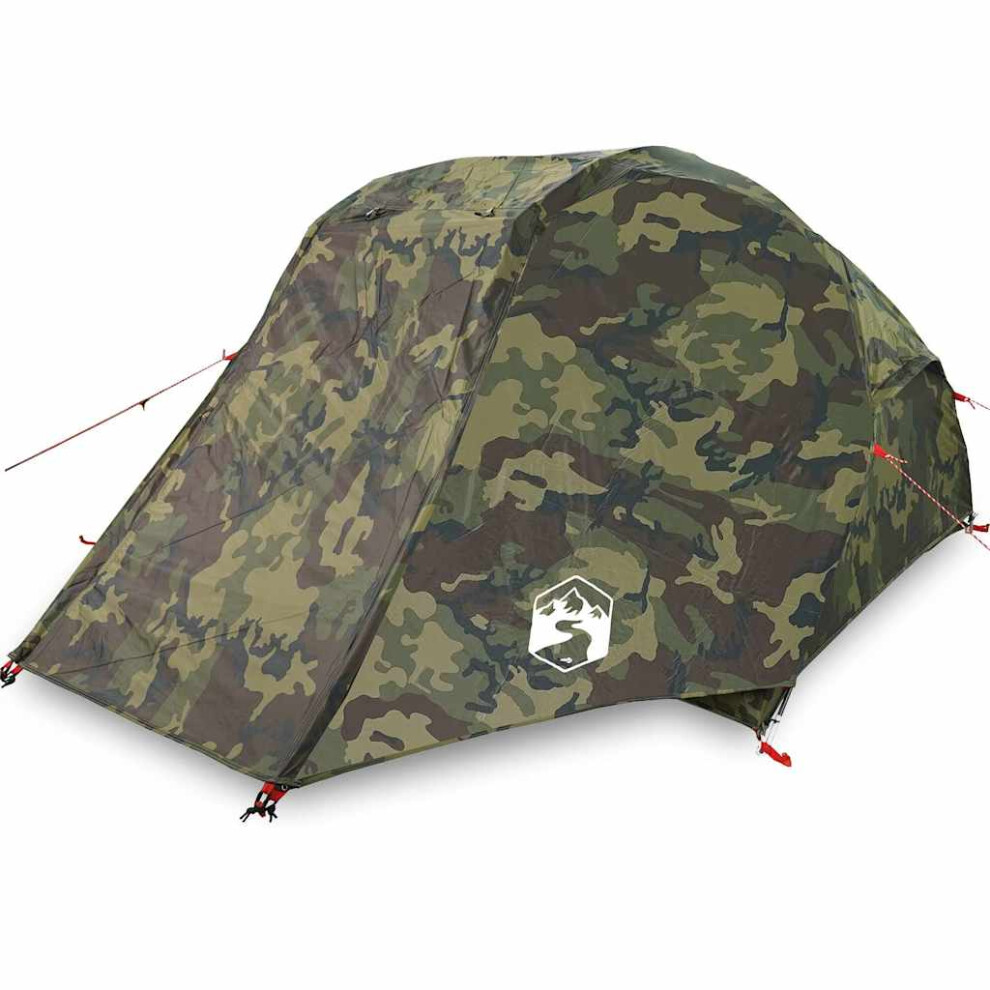 Vidaxl (Camouflage, 312 X 216 X 114 Cm) Fishing Tent 5-Person Olive Green Waterproof Tent Fishing Shelter