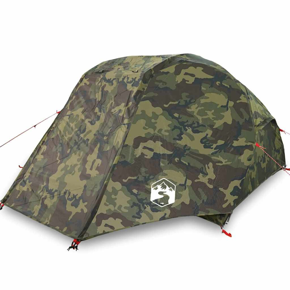 Vidaxl (Camouflage, 490 X 330 X 185 Cm) Fishing Tent 5-Person Olive Green Waterproof Tent Fishing Shelter