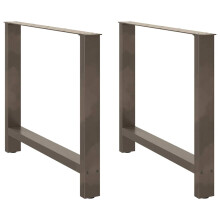 (natural, 90 x (72-73) cm) vidaXL Coffee Table Legs Desk Legs Metal Furniture Legs Bar Stand DIY Steel