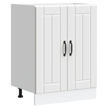 (sink base cabinet 60 cm) vidaXL Oven Cabinets Kitchen Cabinet Oven Unit 2 pcs Kalmar Engineered Wood
