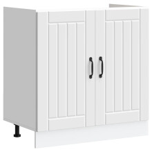 (sink base cabinet 80 cm) vidaXL Oven Cabinets Kitchen Cabinet Oven Unit 2 pcs Kalmar Engineered Wood