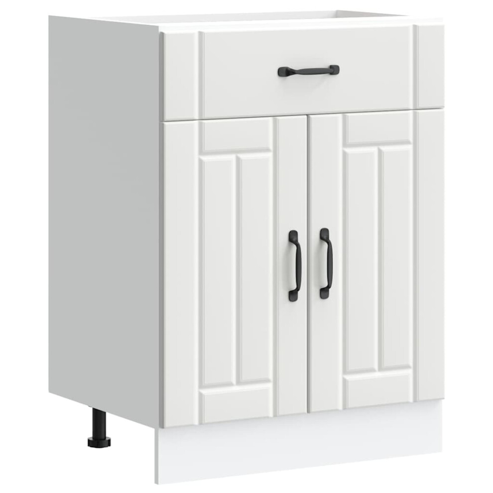 (Kitchen Base Cabinet 60 Cm) Vidaxl Oven Cabinets Kitchen Cabinet Oven Unit 2 Pcs Kalmar Engineered Wood 8721158420732