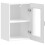 VidaXL vidaXL Küchen-Hängeschrank mit Glastür Lucca Weiß 6