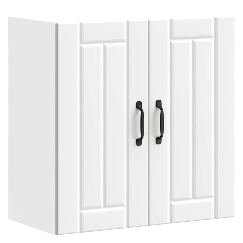 (wall cabinet (2 doors) 60 cm) vidaXL Oven Cabinets Kitchen Cabinet Oven Unit 2 pcs Kalmar Engineered Wood