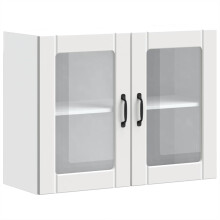 (wall glass cabinet 80 cm) vidaXL Oven Cabinets Kitchen Cabinet Oven Unit 2 pcs Kalmar Engineered Wood