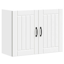 (wall cabinet 80 cm) vidaXL Oven Cabinets Kitchen Cabinet Oven Unit 2 pcs Kalmar Engineered Wood