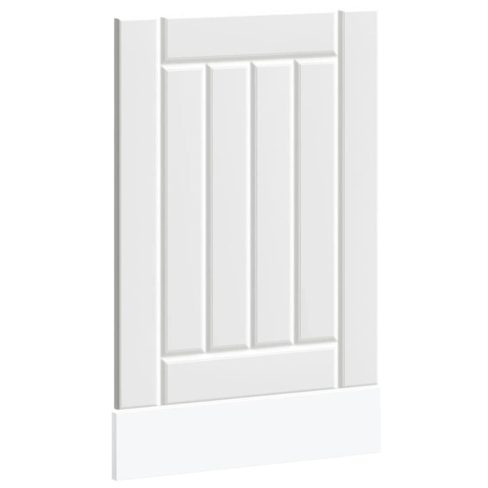 VIDAXL - Dishwasher Panel - Lucca - White - 45 cm - Image 2