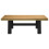 VidaXL (a shape) vidaXL Coffee Table Hallway Accent End Table Tea Side Table Solid Wood Pine 3