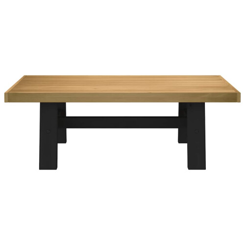VidaXL (a shape) vidaXL Coffee Table Hallway Accent End Table Tea Side Table Solid Wood Pine 2