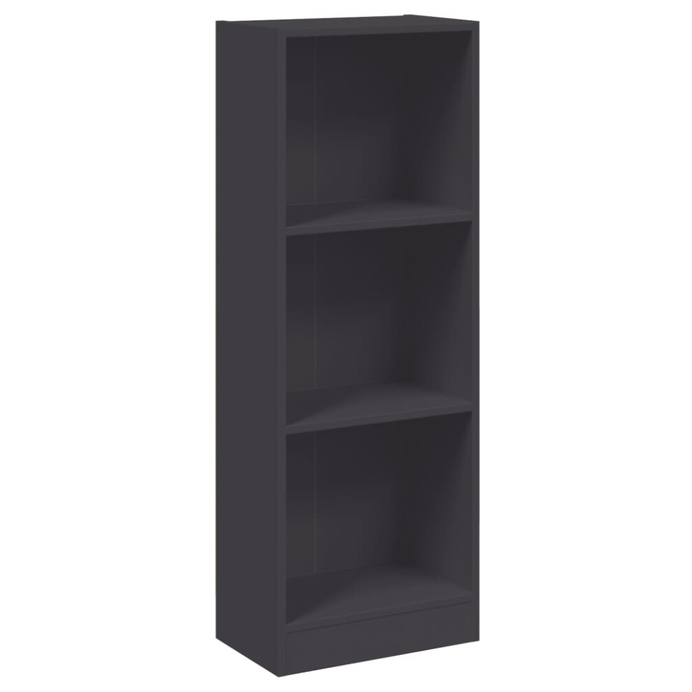 (grey, 40 x 24 x 109 cm) vidaXL Bookshelf Standing Shelf Storage Rack Book Cabinet Engineered Wood-image-OPC-PG7JWH7-NEW