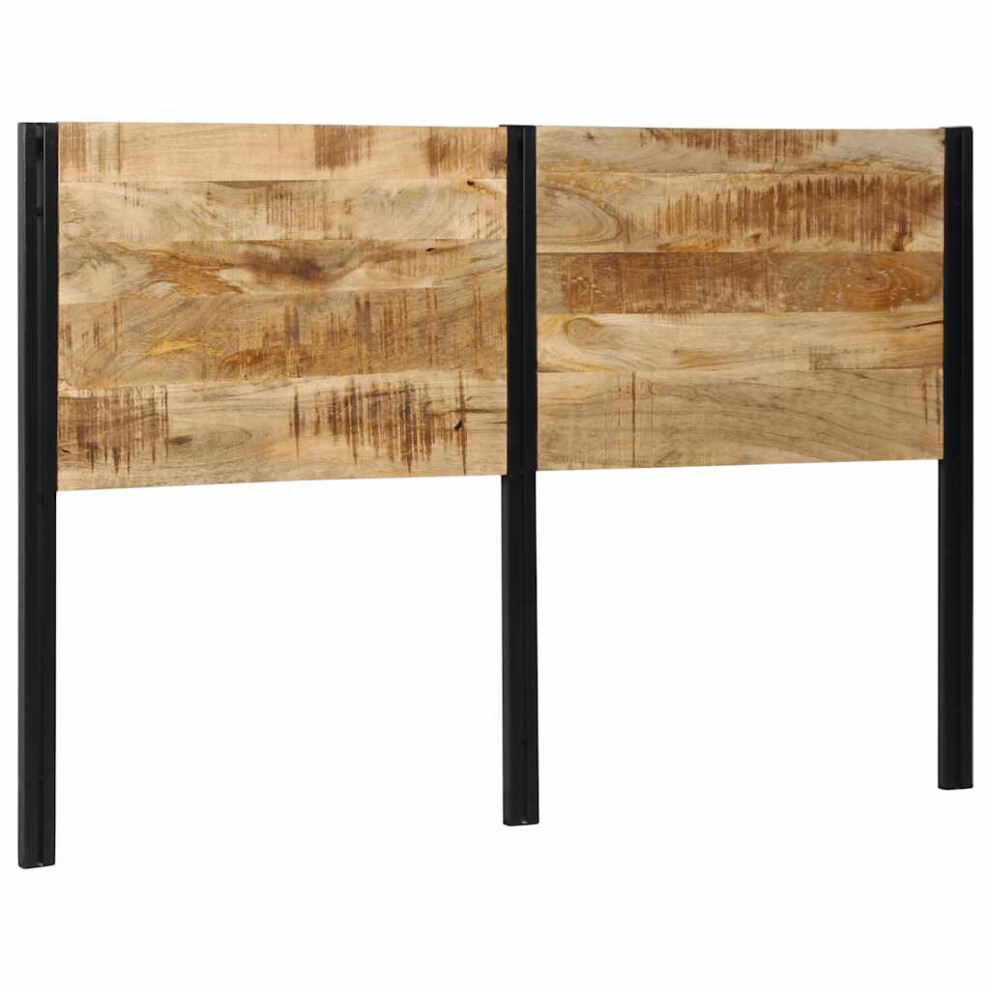 New Vidaxl (Solid Mango Wood, 160 Cm) Headboard 100 Cm Solid Wood Mango And Iron Bed Headboard