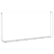 (300 x 25 x 150 cm) vidaXL Firewood Rack with Steel Wire Fireplace Log Store Galvanised steel