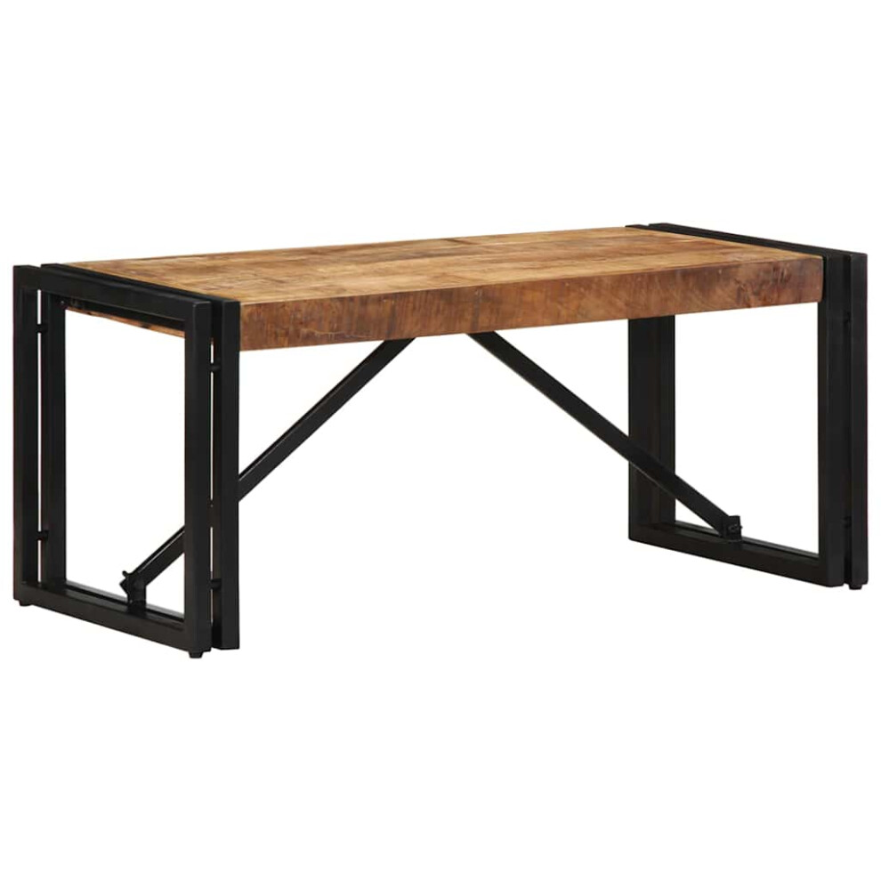 Vidaxl (Solid Rough Mango Wood, 80 X 40 X 35 Cm) Coffee Table Multicolour 100X50x35 Cm Solid Wood Reclaimed Side Table