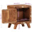 VidaXL (Solid reclaimed wood, 2 pcs) vidaXL Bedside Cabinet 2 pcs 40x32x46 cm Solid Wood Reclaimed bedside table 4