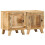 VidaXL (Solid rough mango wood, 2 pcs) vidaXL Bedside Cabinet 2 pcs 40x32x46 cm Solid Wood Reclaimed bedside table 1