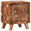 VidaXL (Solid reclaimed wood, 2 pcs) vidaXL Bedside Cabinet 2 pcs 40x32x46 cm Solid Wood Reclaimed bedside table 11