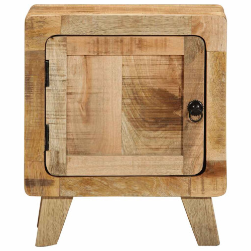 VidaXL (Solid rough mango wood, 2 pcs) vidaXL Bedside Cabinet 2 pcs 40x32x46 cm Solid Wood Reclaimed bedside table 1