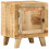VidaXL (Solid rough mango wood, 2 pcs) vidaXL Bedside Cabinet 2 pcs 40x32x46 cm Solid Wood Reclaimed bedside table 11