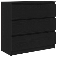 (black oak) vidaXL Sideboard Grey Sonoma 80x35x76 cm Engineered Wood storage cabinet