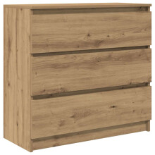 (artisan oak) vidaXL Sideboard Grey Sonoma 80x35x76 cm Engineered Wood storage cabinet