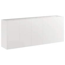 vidaXL Pflanzkübel 200x40x80 cm Edelstahl