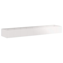 vidaXL Pflanzkübel 360x80x40 cm Edelstahl