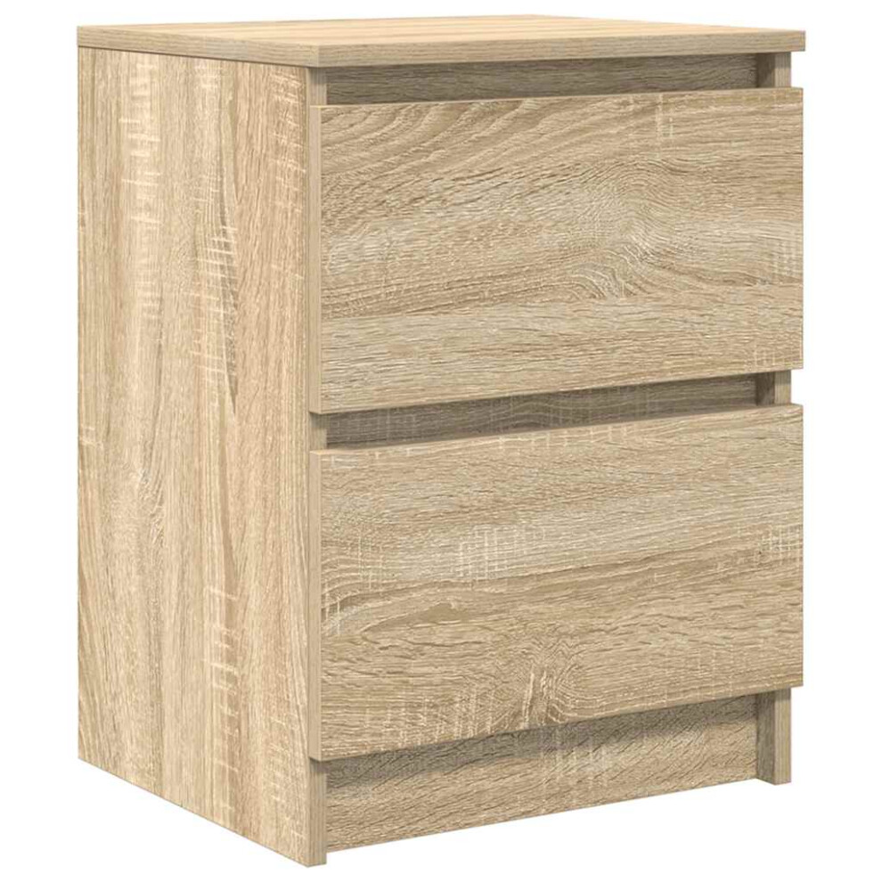 Vidaxl (Sonoma Oak) Tv Cabinet Smoked Oak 40X35x54 Cm Engineered Wood Tv Stand Tv Sideboard