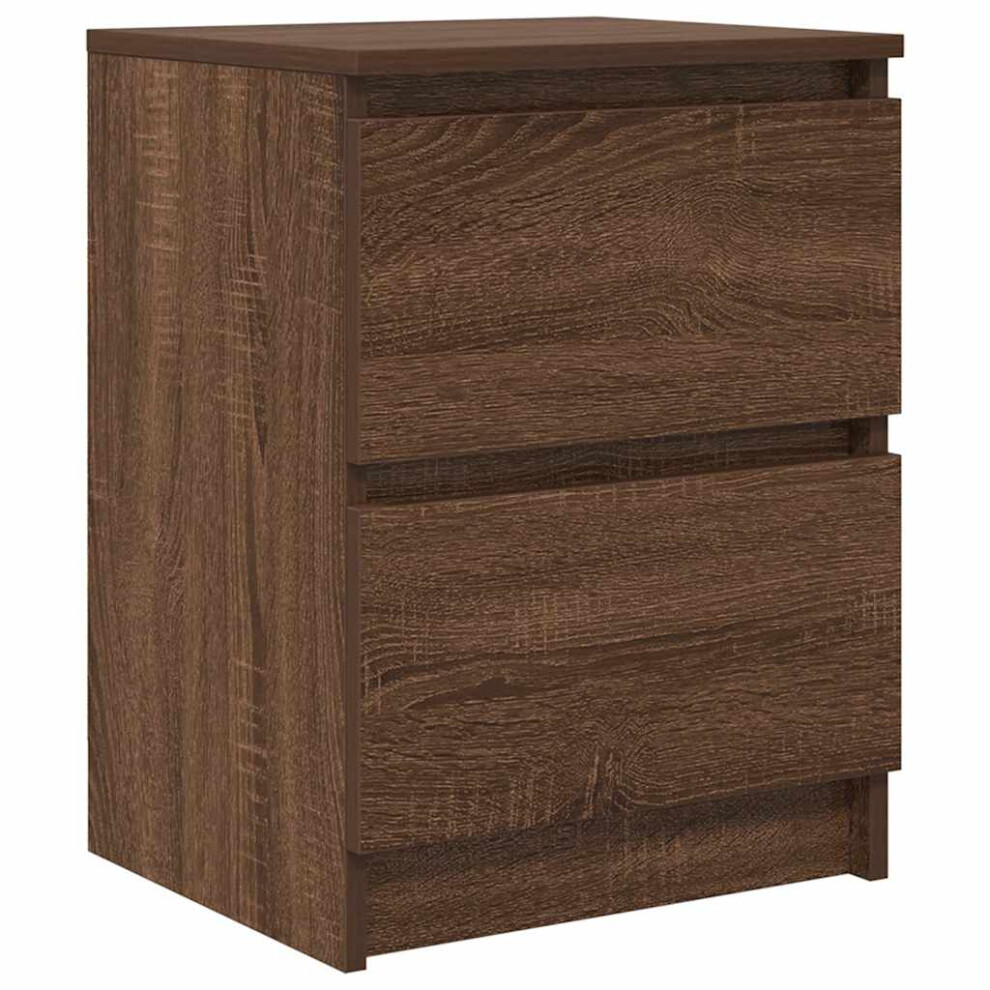 Vidaxl (Brown Oak) Tv Cabinet Smoked Oak 40X35x54 Cm Engineered Wood Tv Stand Tv Sideboard