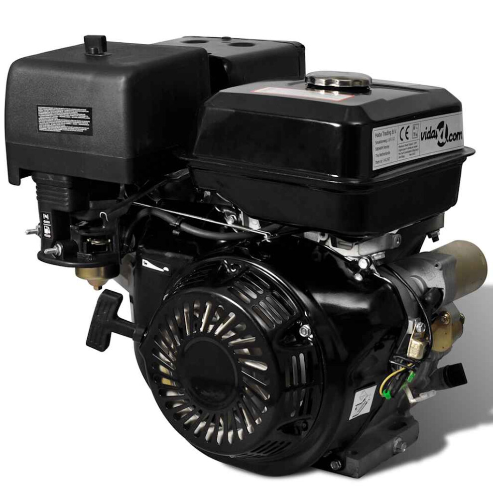 Vidaxl Petrol Engine 15Hp 11Kw Black Gasoline Generators 4-Stroke Petrol Power