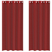 (wine red, 140 x 225 cm) vidaXL Voile Curtains with Grommets 2 pcs Apple Green 140x225 cm net curtain