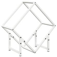 (white, 50 x 25 x 50 cm) vidaXL Firewood Rack Olive Green 60x25x60 cm Cold-rolled steel
