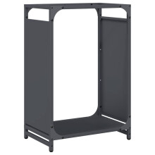 vidaXL Brennholzregal Anthrazit 44x28x65 cm Kaltgewalzter Stahl