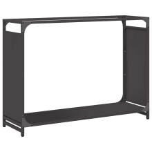 (black, 90 x 28 x 65 cm) vidaXL Firewood Rack White 60x28x65 cm Cold-rolled steel fireplace log holder