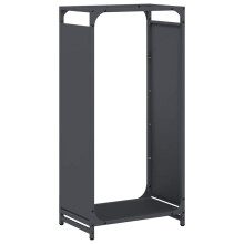 vidaXL Brennholzregal Anthrazit 44x28x90 cm Kaltgewalzter Stahl