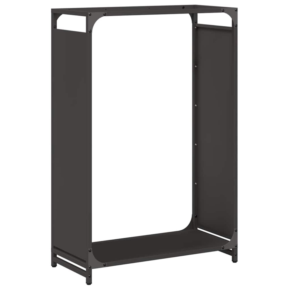 Vidaxl (, 60 X 28 X 90 Cm) Firewood Rack White 60X28x65 Cm Cold-Rolled Steel Fireplace Log Holder Black