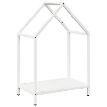 (white, 40 x 25 x 60 cm) vidaXL Firewood Rack White 40x25x90 cm Cold-rolled steel fireplace log holder