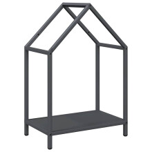 (anthracite, 40 x 25 x 60 cm) vidaXL Firewood Rack White 40x25x90 cm Cold-rolled steel fireplace log holder